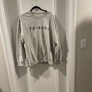 gray friends show crewneck women’s size xl